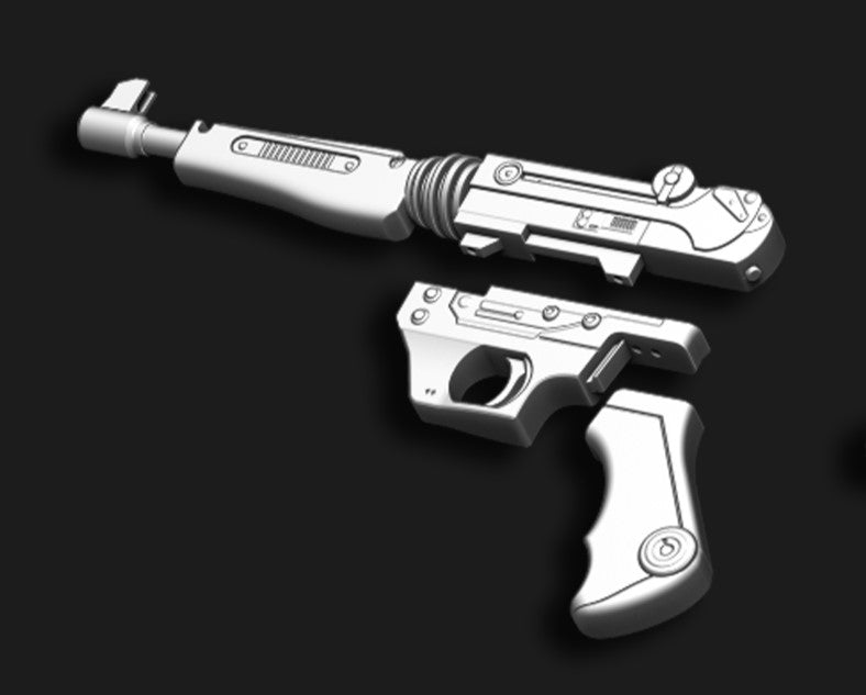Jedi Survivor Skeleton Key Blaster - Full Scale Replica Prop