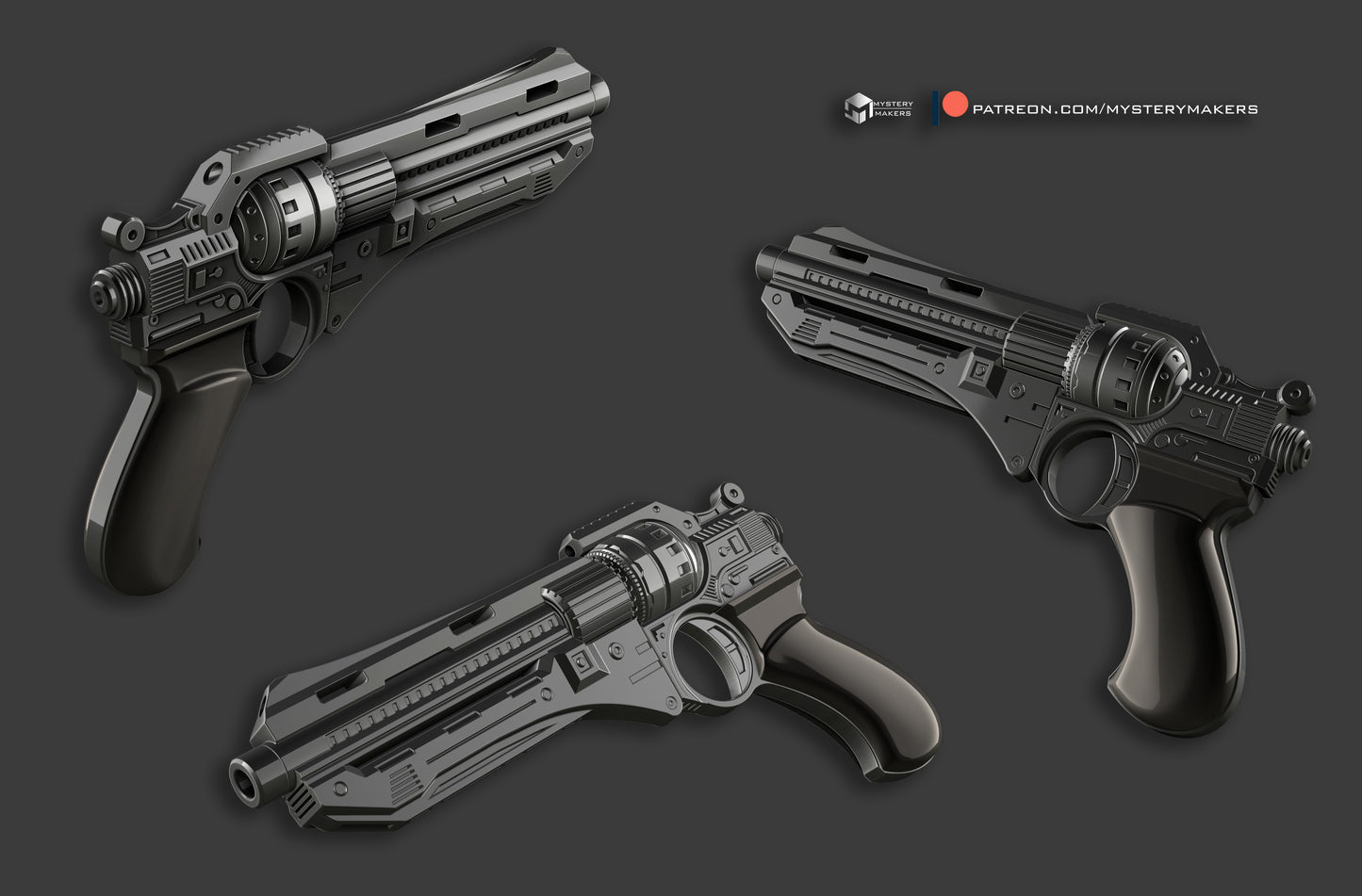 Beebox Custom Mandalorian Blaster Pistol- Full Scale Replica Prop