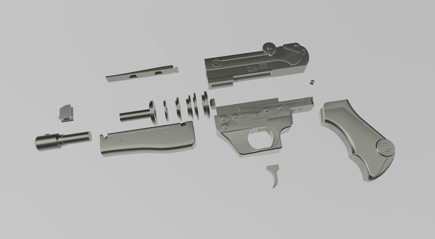 Jedi Survivor Skeleton Key Blaster - Full Scale Replica Prop