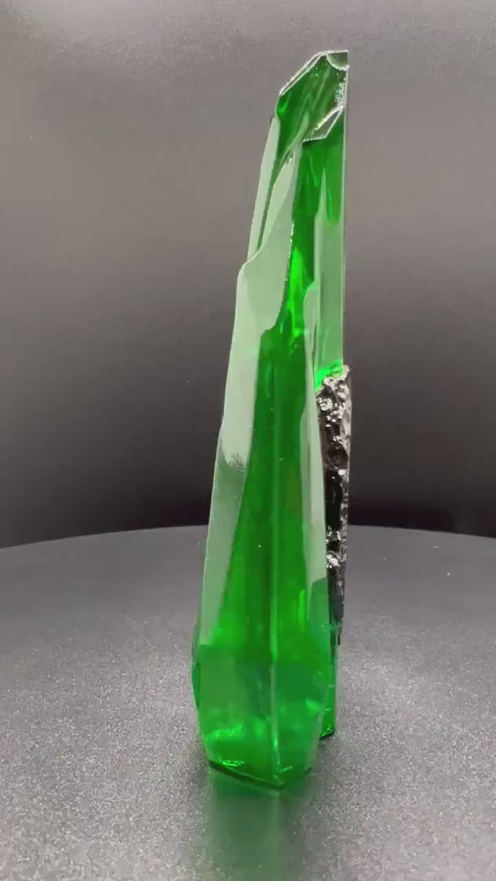 Mandalore Crystal with Tablet, The Mandalorian, Season 3, Din Djarin, aurebesh stone tablet inspired