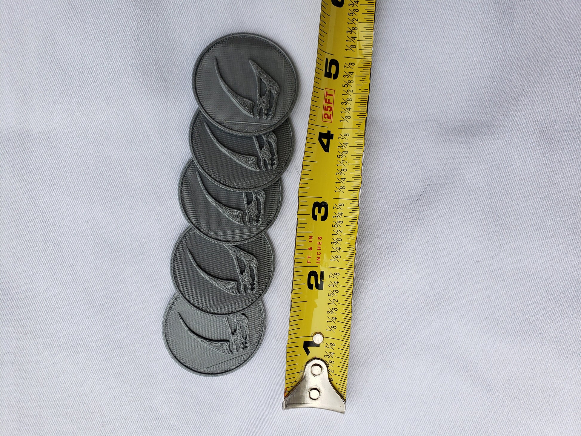 Mudhorn Mandalorian Coin FanArt; 3D Printed