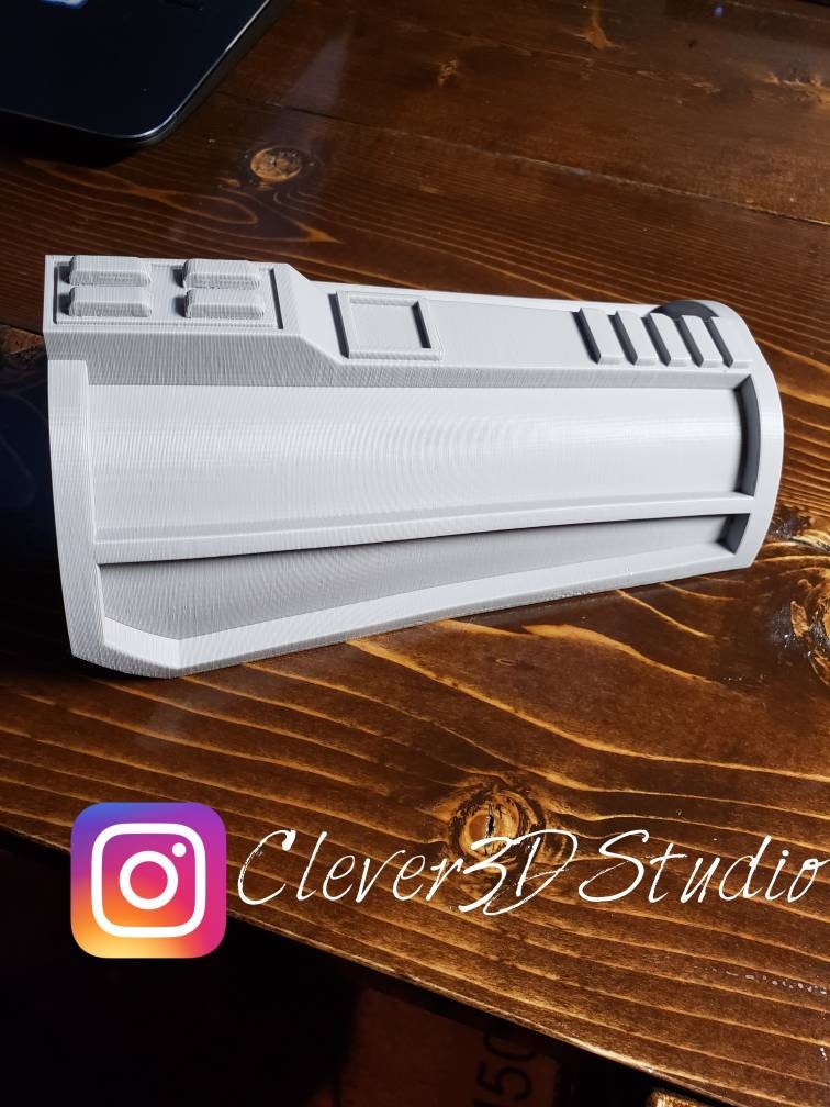 Cara Dune Right Forearm Gauntlet, 3D Printed.