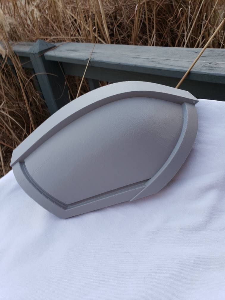 The Mandalorian Inspired shoulder Armor, Pauldron. Manufactured & Shipped from USA New "Beskar" Version!