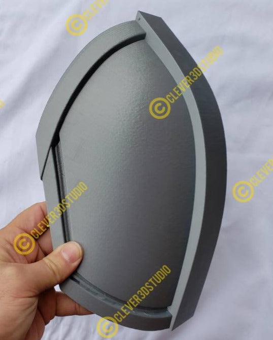 Shoulder Armor with Mudhorn Signet, Mandalorian Beskar Armor