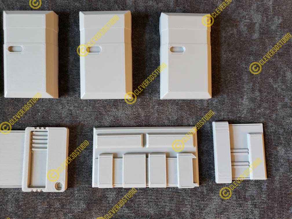 Cara Dune Belt Greebles, Boxes, Knuckle Covers, cylinders, detonators, accessories