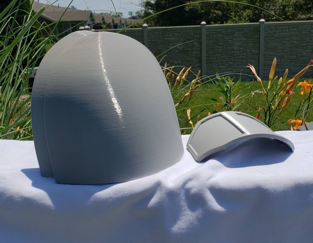 Heavy Infantry Mando Left Shoulder Armor Mandalorian Costume Clean Version. Made in USA