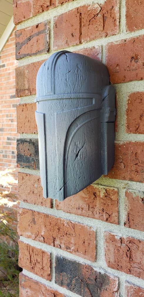 Mandalorian Tikki Head, Wall Decoration, Costume, Christmas Gift Present