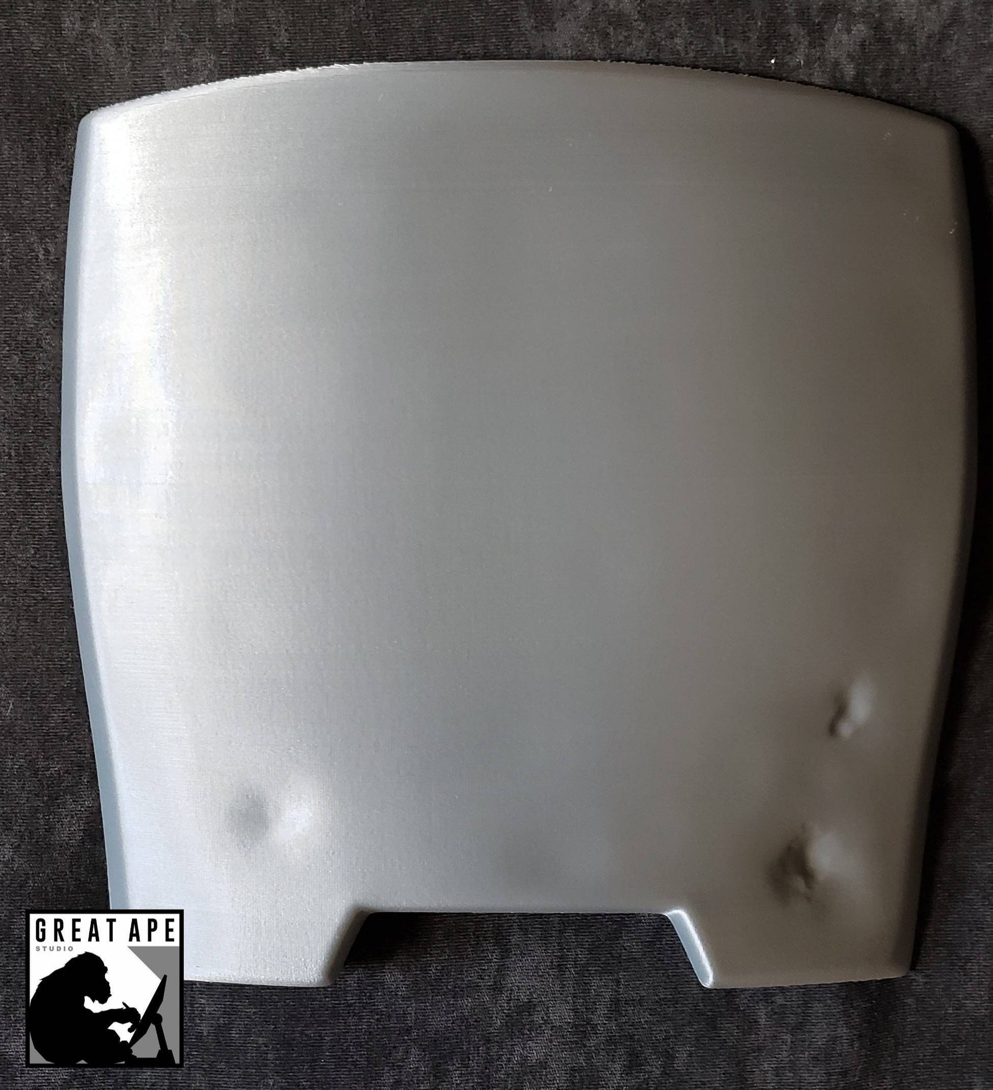 Battle Damage Mandalorian Back and Butt Plate Armor, can be custom sized, Manufactured & Shipped from USA, Post Imperial Armor