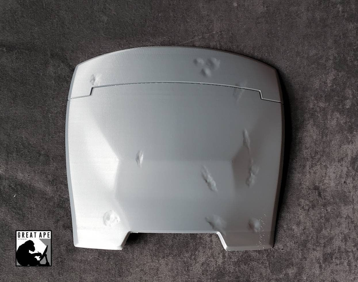 Mandalorian Back Armor With Battle Damage, can be custom sized, Post Imperial Armor, Mandalorian Costume, Mandalorian Armor