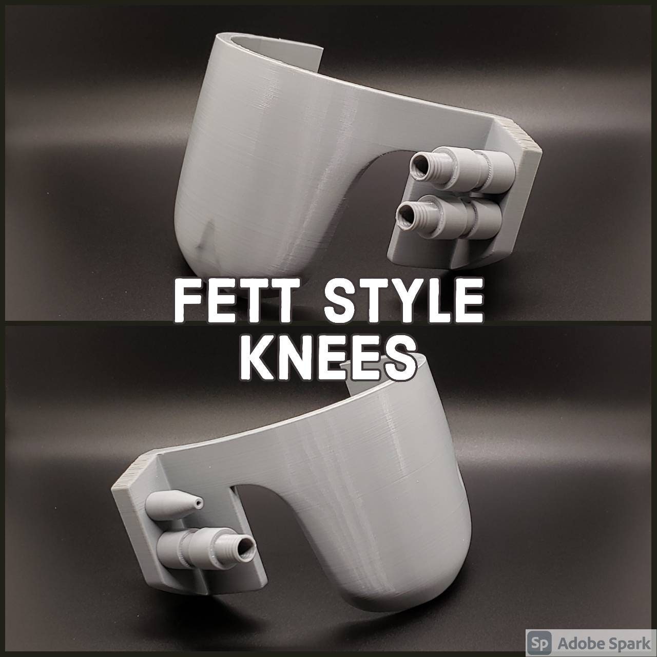 Knee Armor; Boba / Jango Fett / Cobb Vanth ROTJ Mandalorian