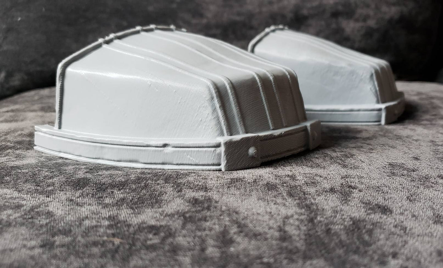 Pair of Mandalorian Toe Shoe Box Covers, Heavy Infantry Mandalorian Shoe Armor,