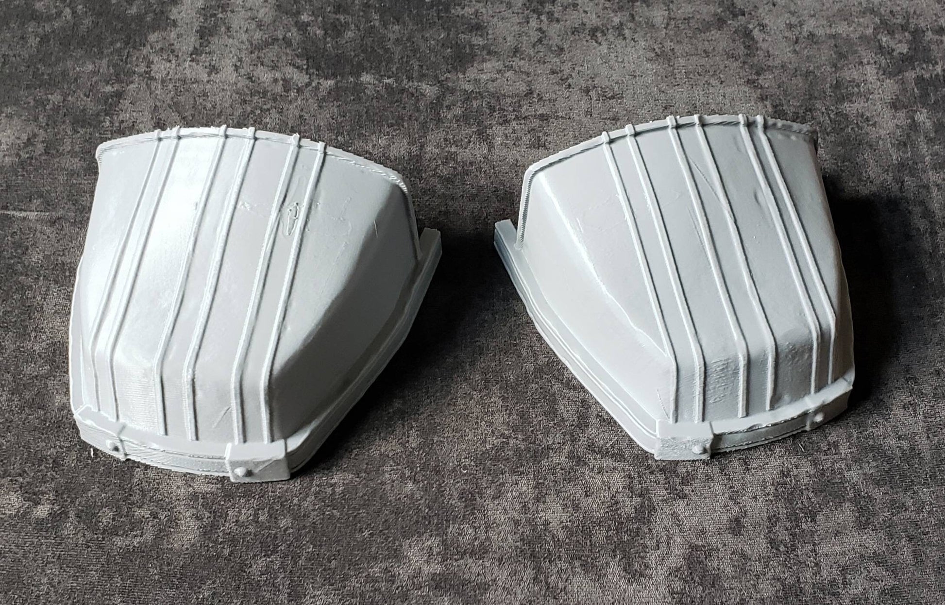 Pair of Mandalorian Toe Shoe Box Covers, Heavy Infantry Mandalorian Shoe Armor,