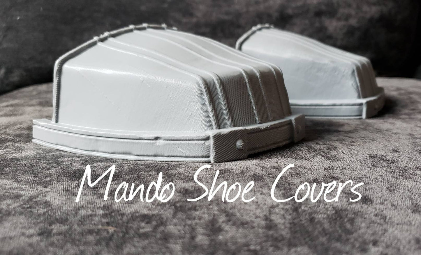 Pair of Mandalorian Toe Shoe Box Covers, Heavy Infantry Mandalorian Shoe Armor,