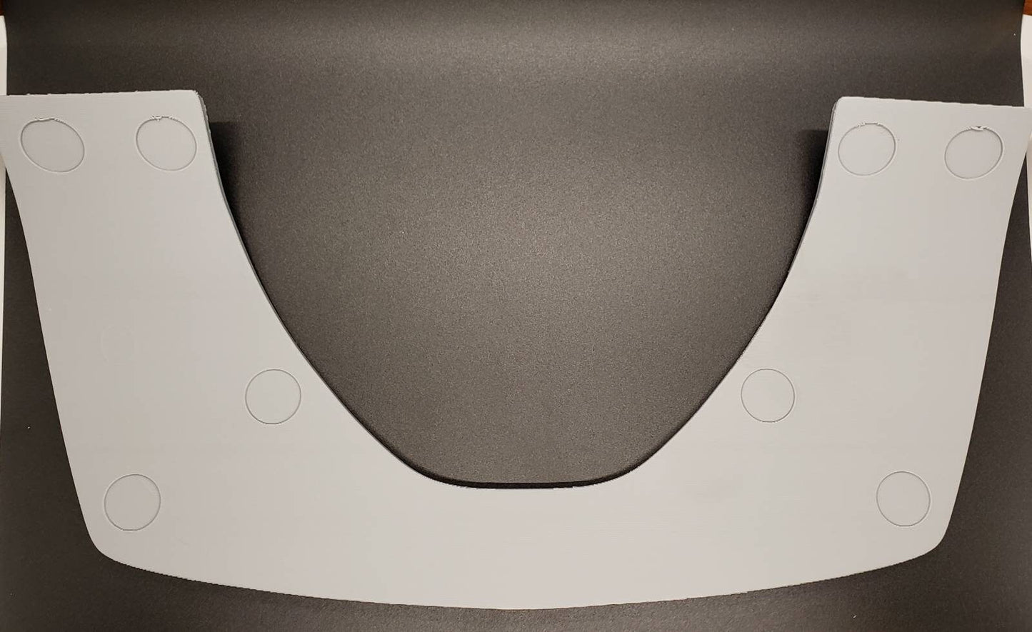 NECK COLLAR Fett Style Neck Collar Armor, can be custom sized, Manufactured & Shipped from USA