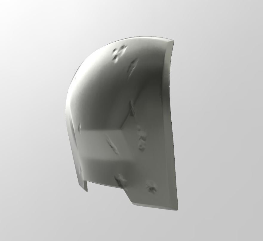 Mandalorian Back Armor With Battle Damage, can be custom sized, Post Imperial Armor, Mandalorian Costume, Mandalorian Armor