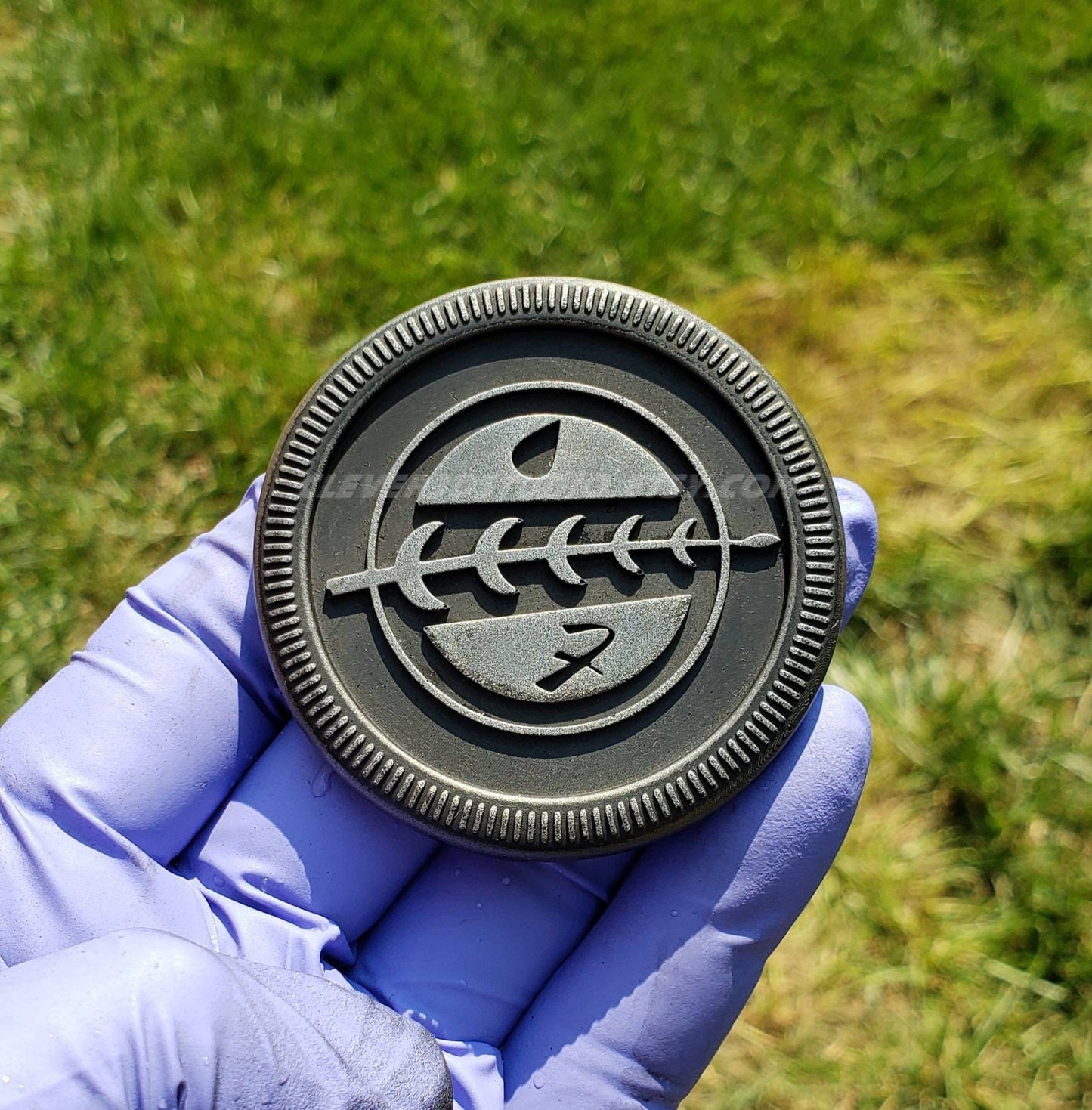 Boba Fett Badge Stainless Steel cold cast  fender trail badge replacement funny offroad