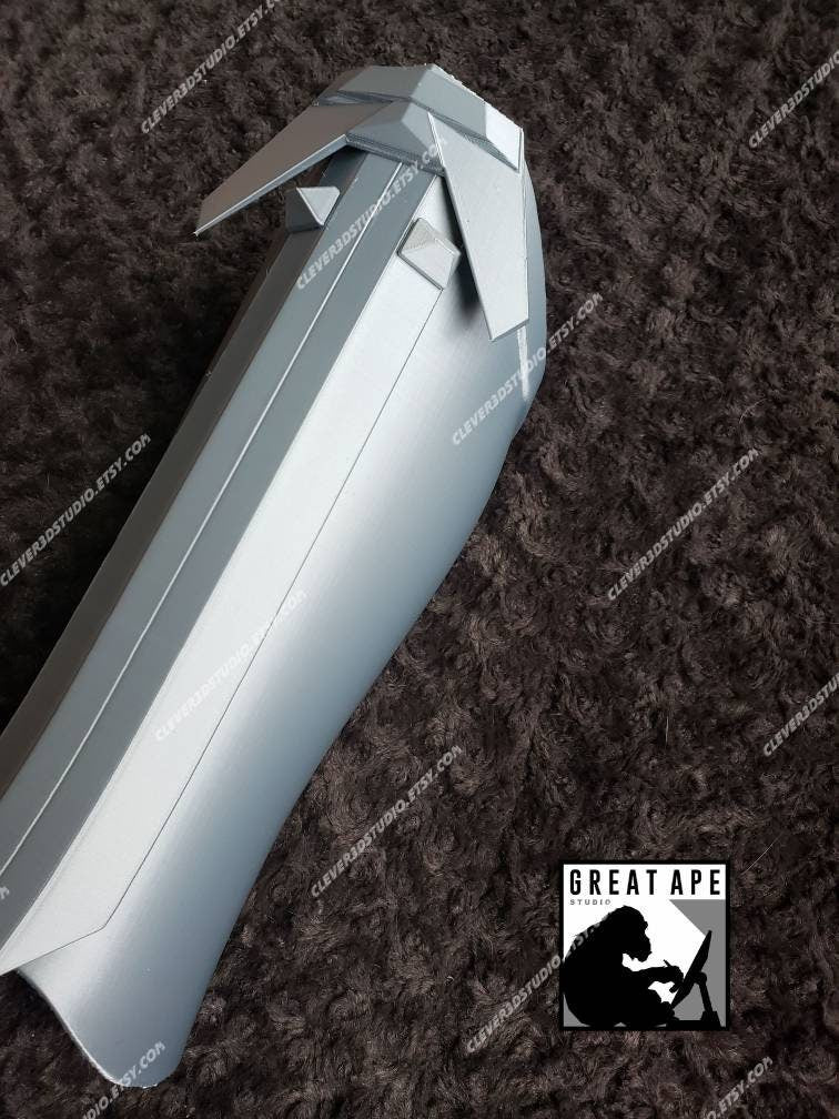 The Mandalorian Shin, Shin Guard, Shin Greaves, Costume, Custom Size, Mandalorian Armor, Custom Made Beskar Costume 3d Printed for Cosplay