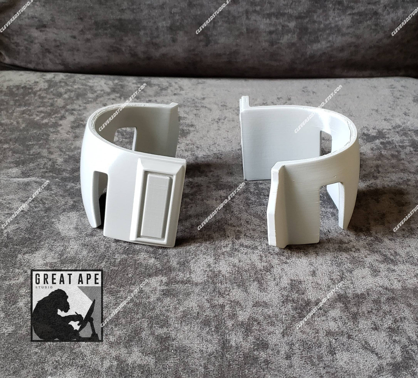 Deathwatch Knees, left and right, various sizes, death watch, Mandalorian knee