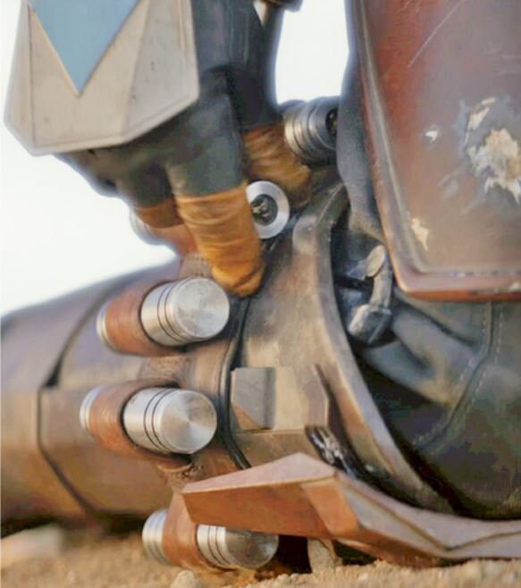 Pulse Rifle Mandalorian Right Shin Ammo Cartridges, Individual