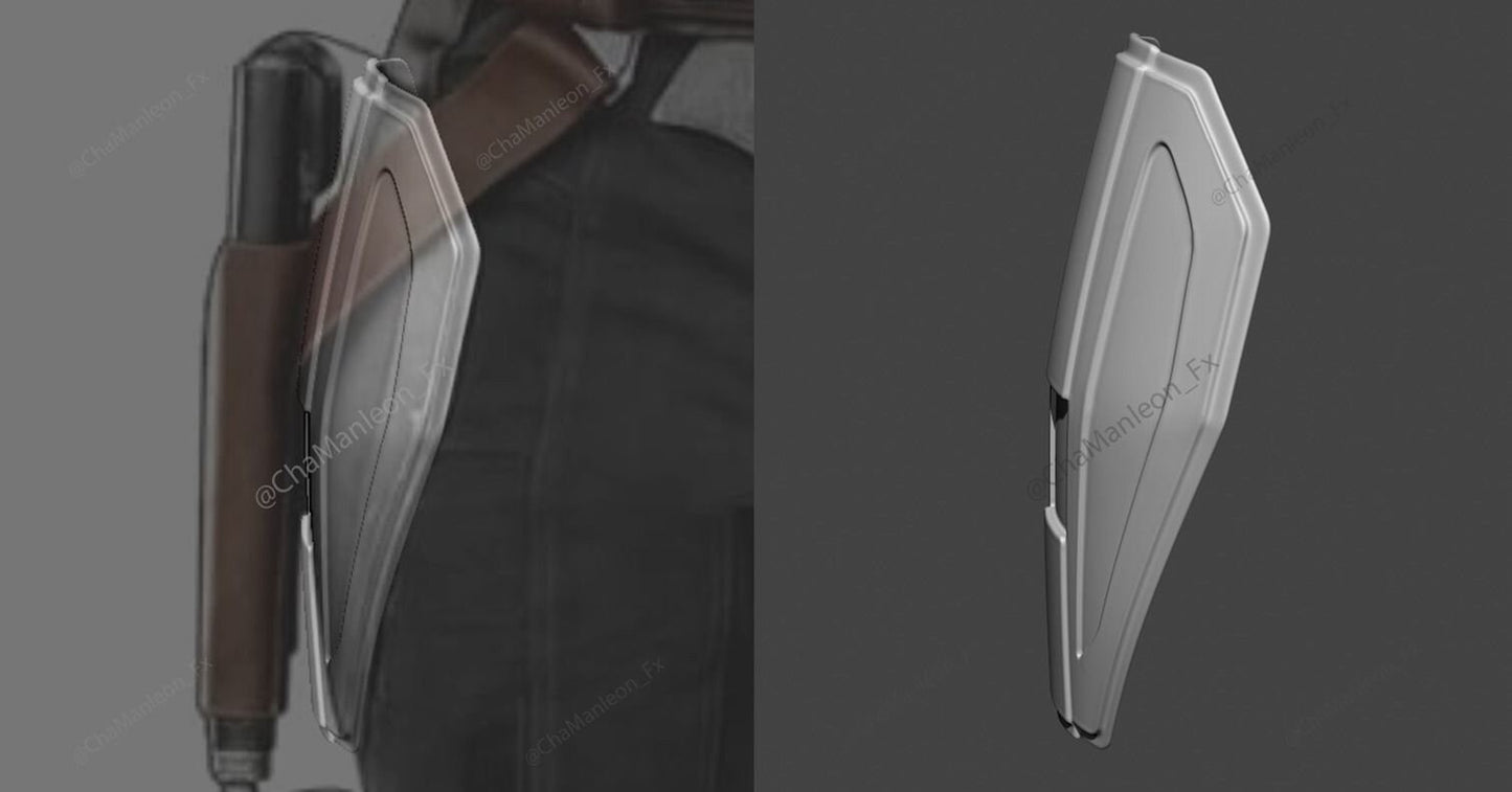 Bo-Katan Hip Plate Armor, Manufactured & Shipped from USA; Koska Reeves Bo Katan Night Owl Deathwatch
