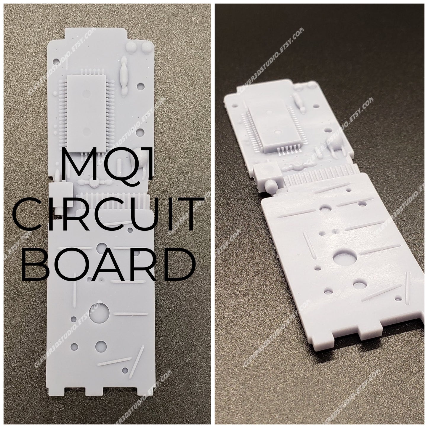 MQ1 circuit board for Boba Fett helmet, deathwatch, 3D printed high resolution