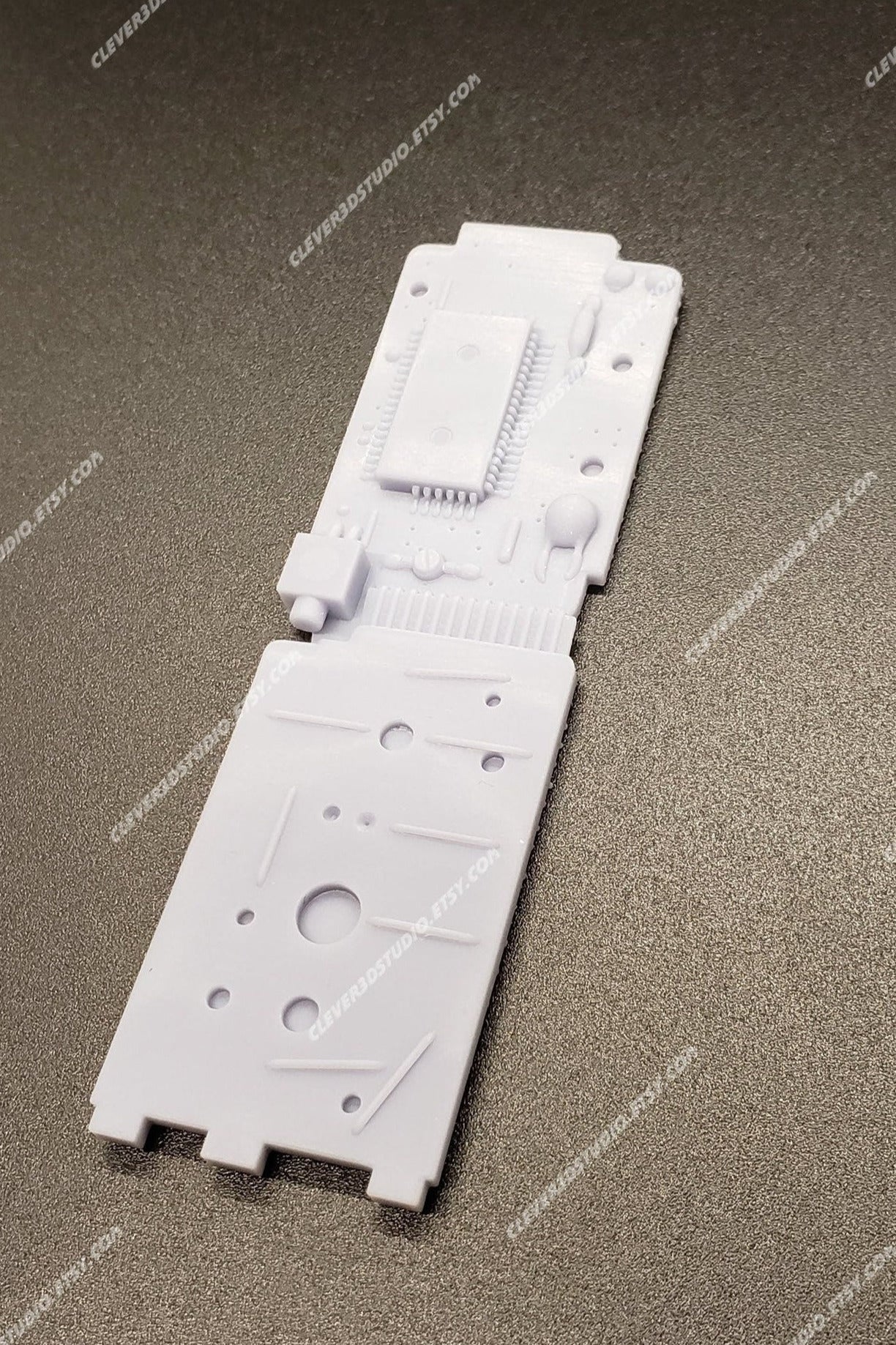 MQ1 circuit board for Boba Fett helmet, deathwatch, 3D printed high resolution