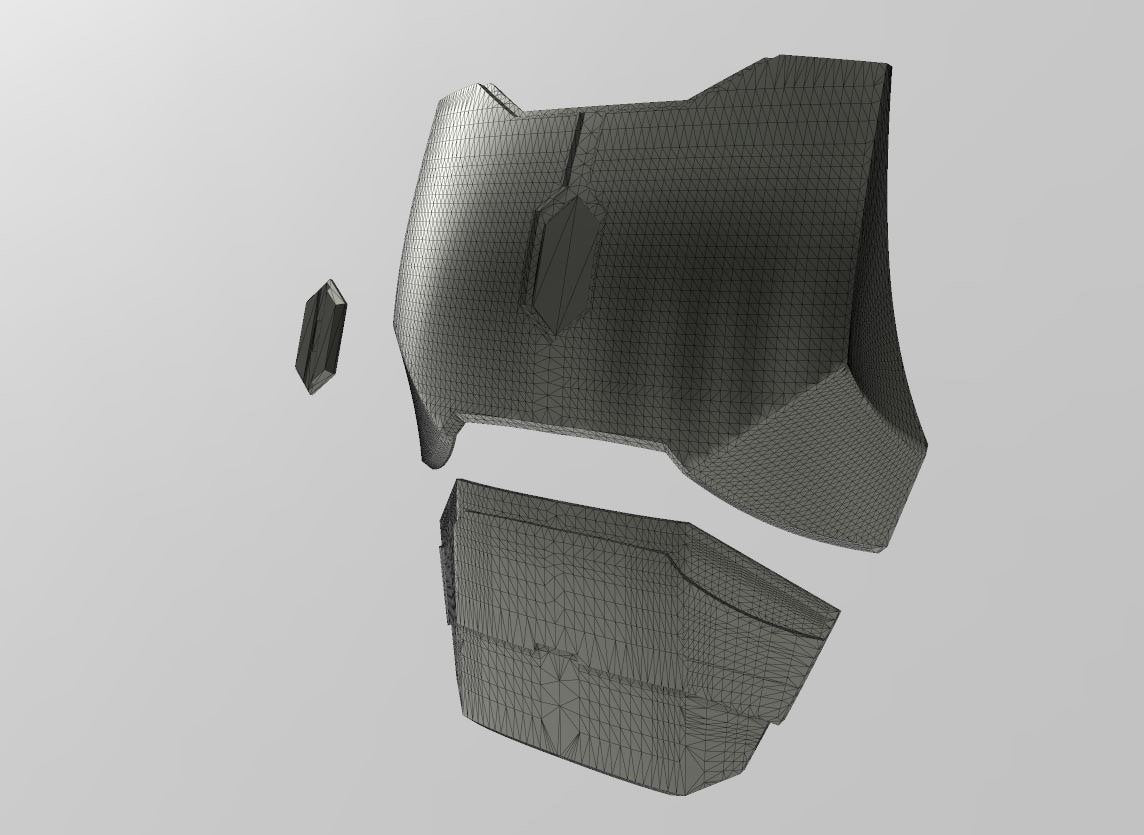 Custom Mandalorian Chest Plate. AEA Chest Armor, AlterEgo, Paz Vizsla, Din Djarin, Heavy Scout Variant, Post Imperial, HIM