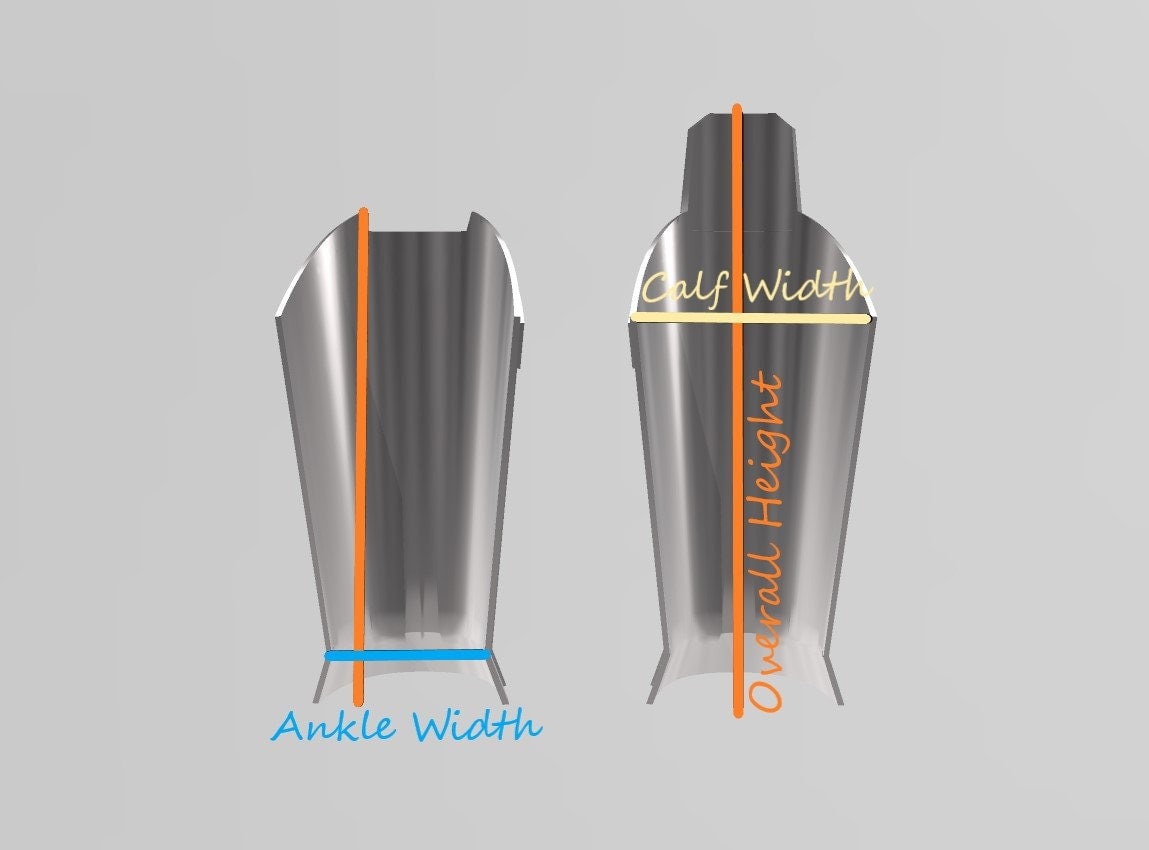 Mandalorian Shin Guard, Shin Greaves, Costume, Custom Size, Din Djarin, Boba Fett, Bo Katan, Mercs, MMCC