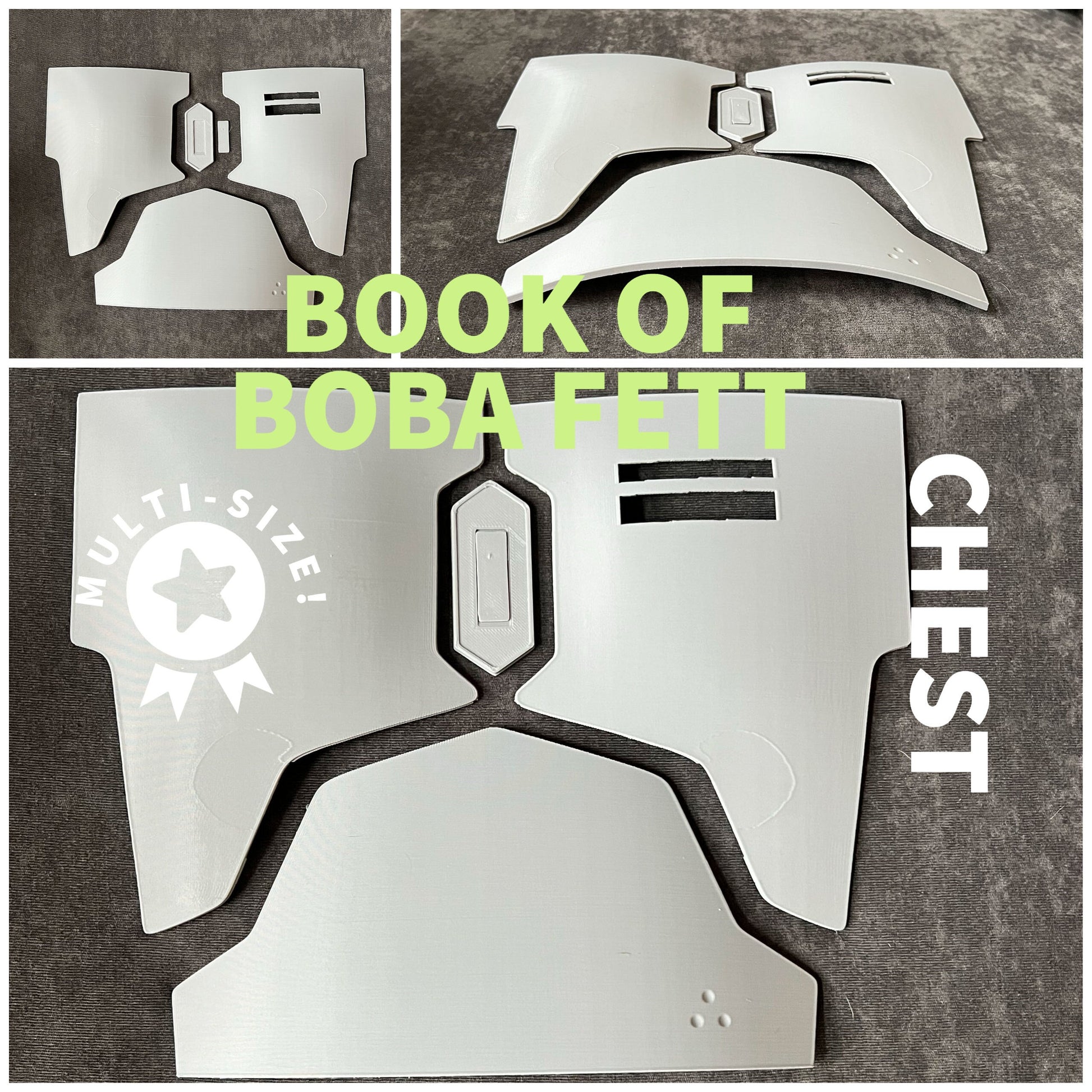 Book of Boba Fett Chest Armor, BoBF, Boba Fett, Mandalorian Beskar Chest, MMCC Mercs