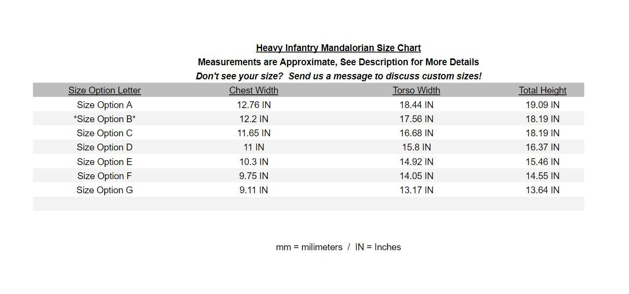 Heavy Infantry Mandalorian Paz Vizsla Chest Armor, Mandalorian, Mandalore,