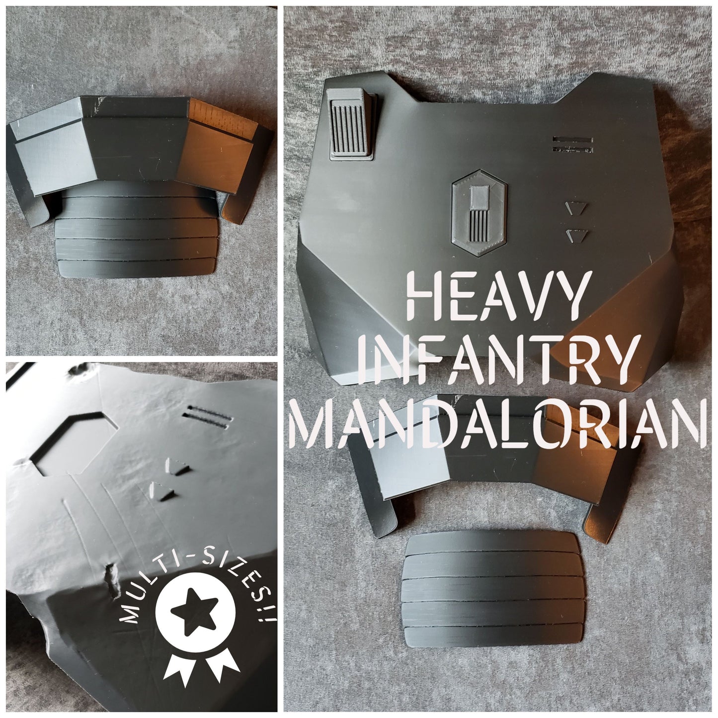 Heavy Infantry Mandalorian Paz Vizsla Chest Armor, Mandalorian, Mandalore,