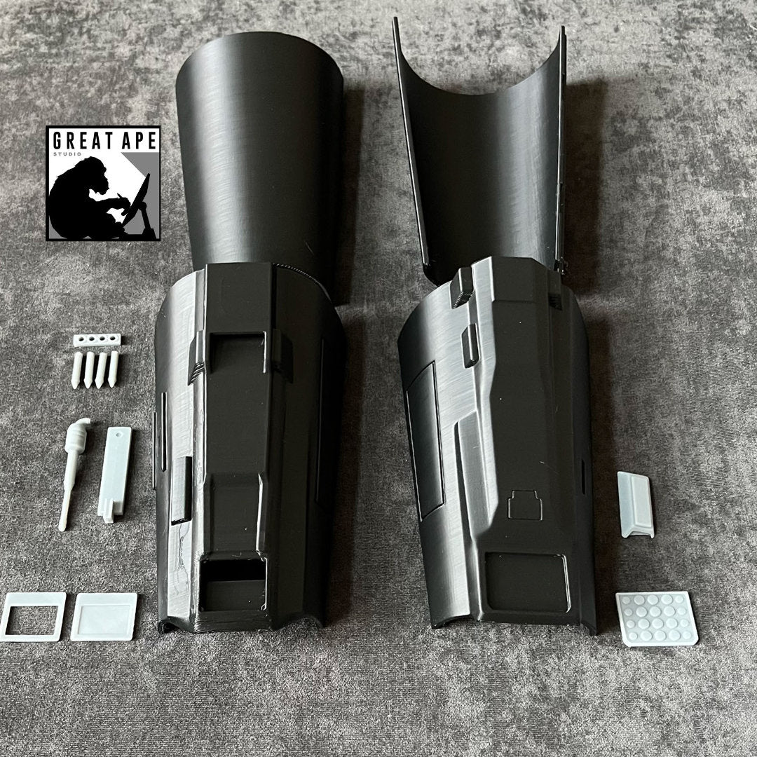 Mandalorian Season 1 Gauntlets, Modified Deathwatch Gauntlets, Modified Axe Woves gauntlets, Great Ape, Mandalorian Gauntlets