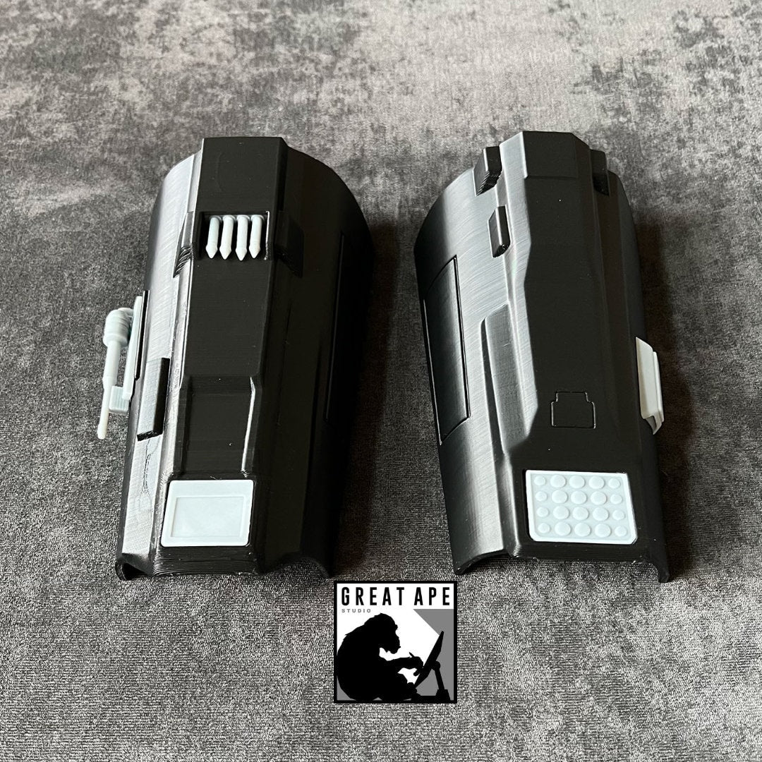 Mandalorian Season 1 Gauntlets, Modified Deathwatch Gauntlets, Modified Axe Woves gauntlets, Great Ape, Mandalorian Gauntlets