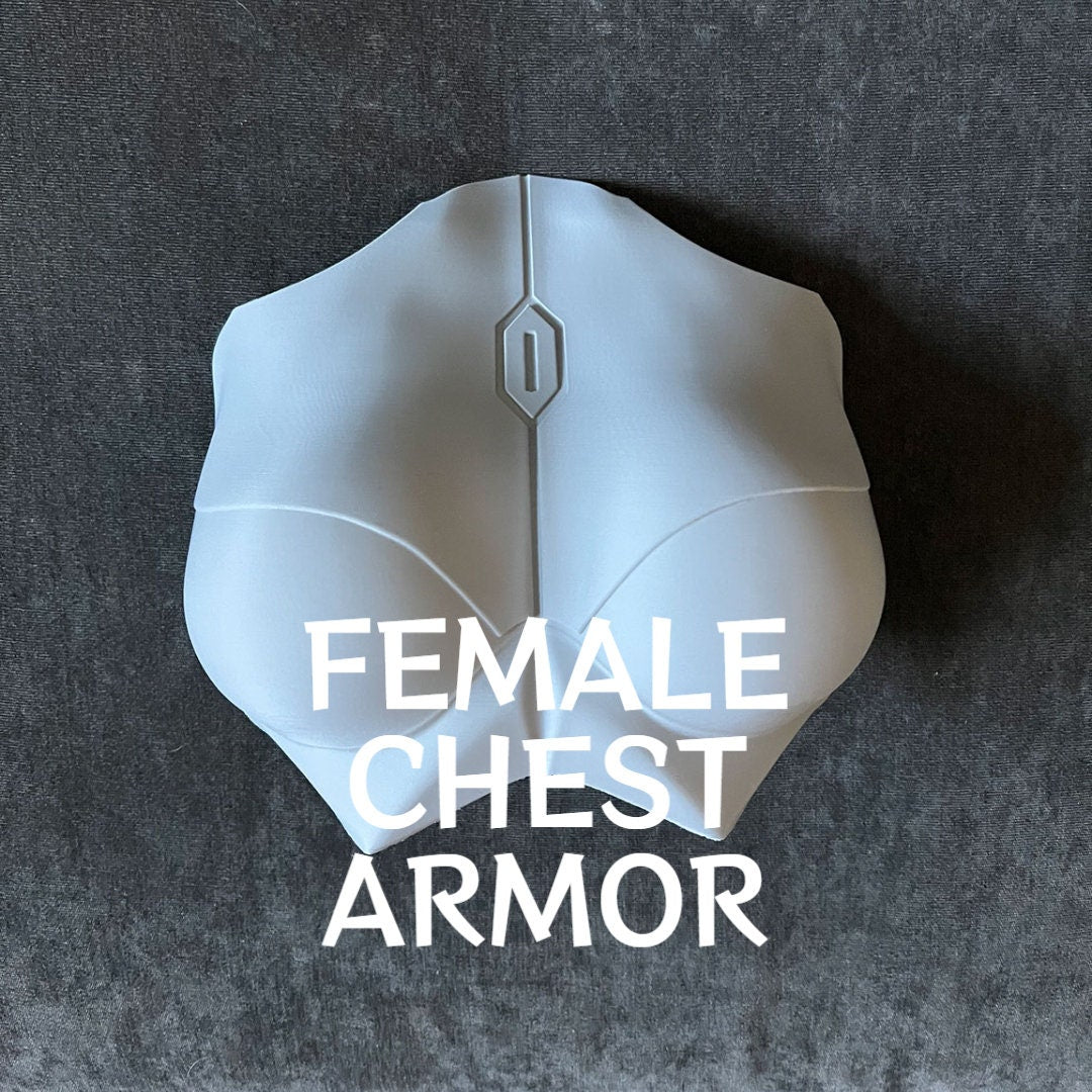 Feminized Mandalorian Beskar Chest Armor, Custom Sized, female mandalorian, Mandalorian Costume, Post Imperial