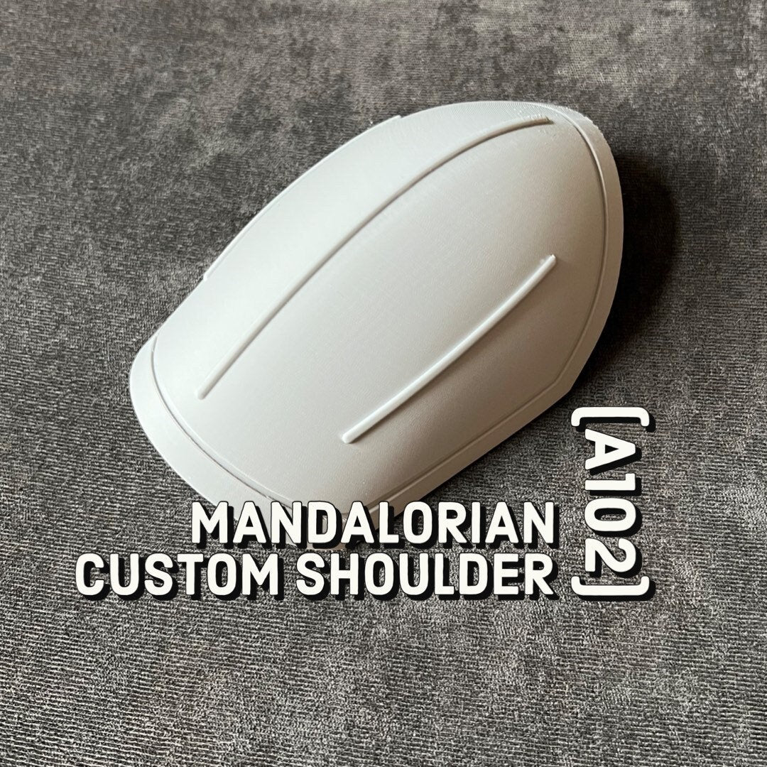 Mandalorian Custom Shoulder, Single Shoulder, A 102, Shoulder armor, Season 3, Armor Piece, Mandalorian Mythosaur Shoulder