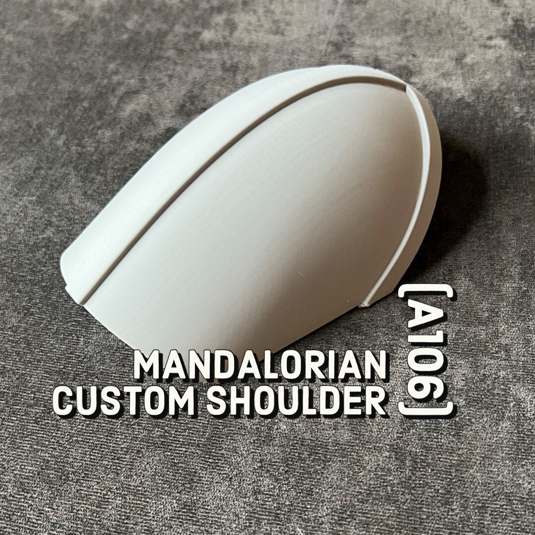 Mandalorian Custom Shoulder, Single Shoulder, A 106, Shoulder armor, Season 3, Armor Piece, Mandalorian Mythosaur Shoulder