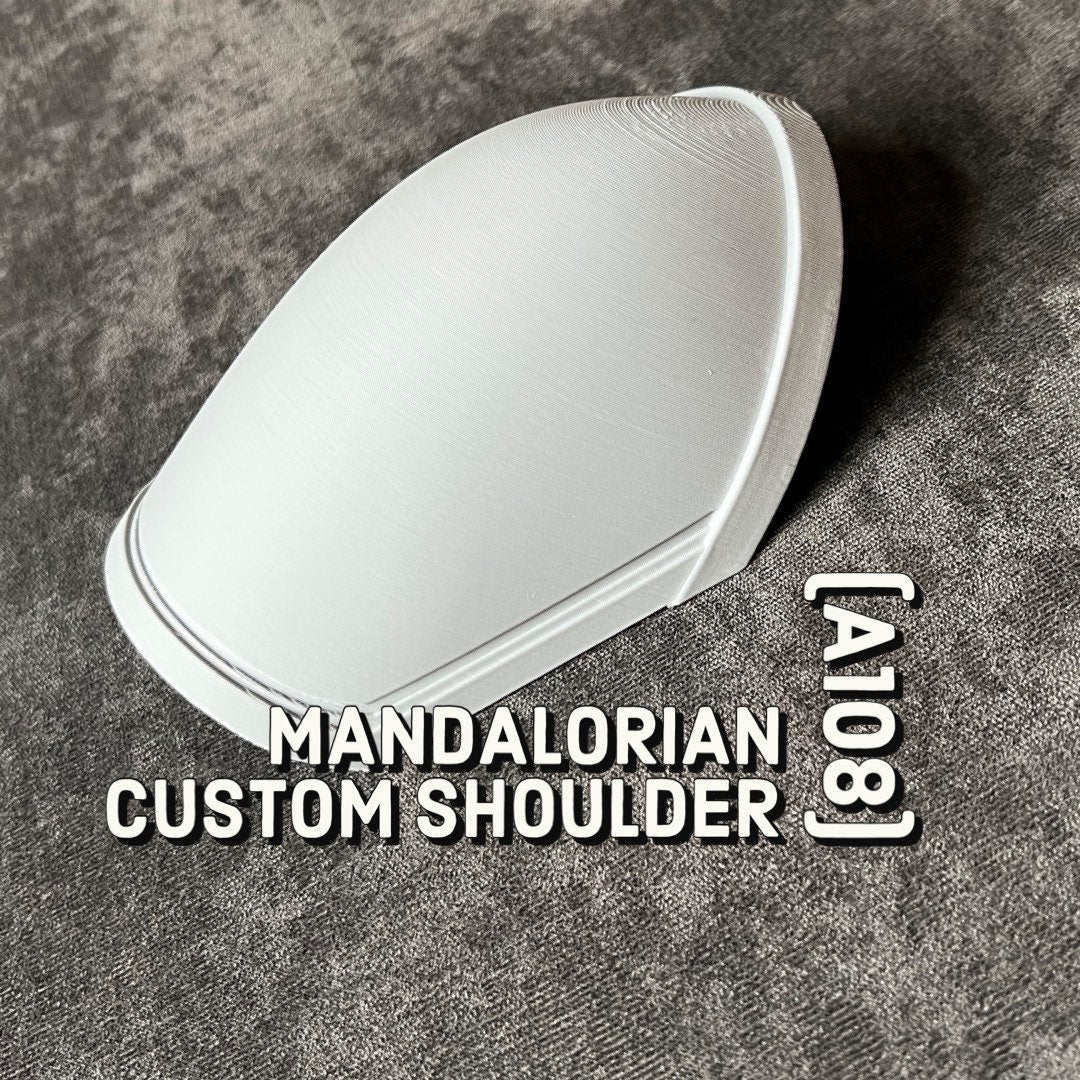Mandalorian Custom Shoulder, Single Shoulder, A 108, Shoulder armor, Season 3, Armor Piece, Mandalorian Mythosaur Shoulder