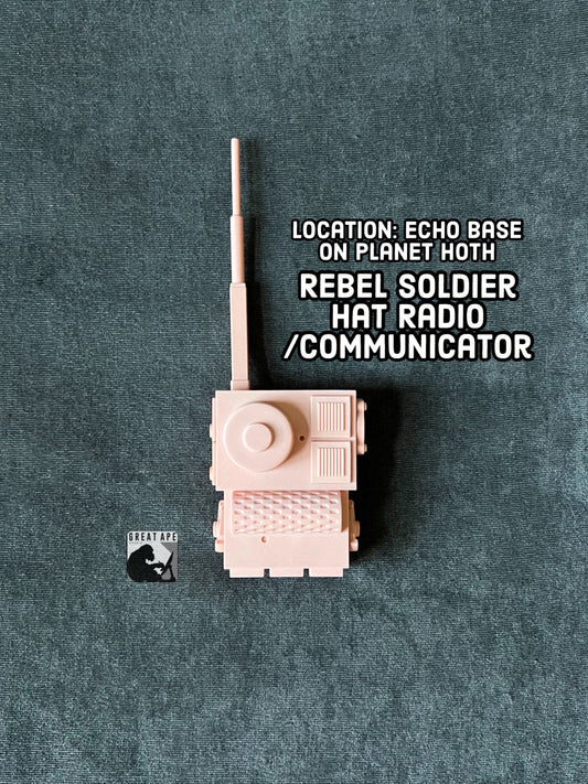 Communicator / Rebel Hat Radio, Hoth Radio, Rebel Radio, Rebel Communicator, Hoth Communicator