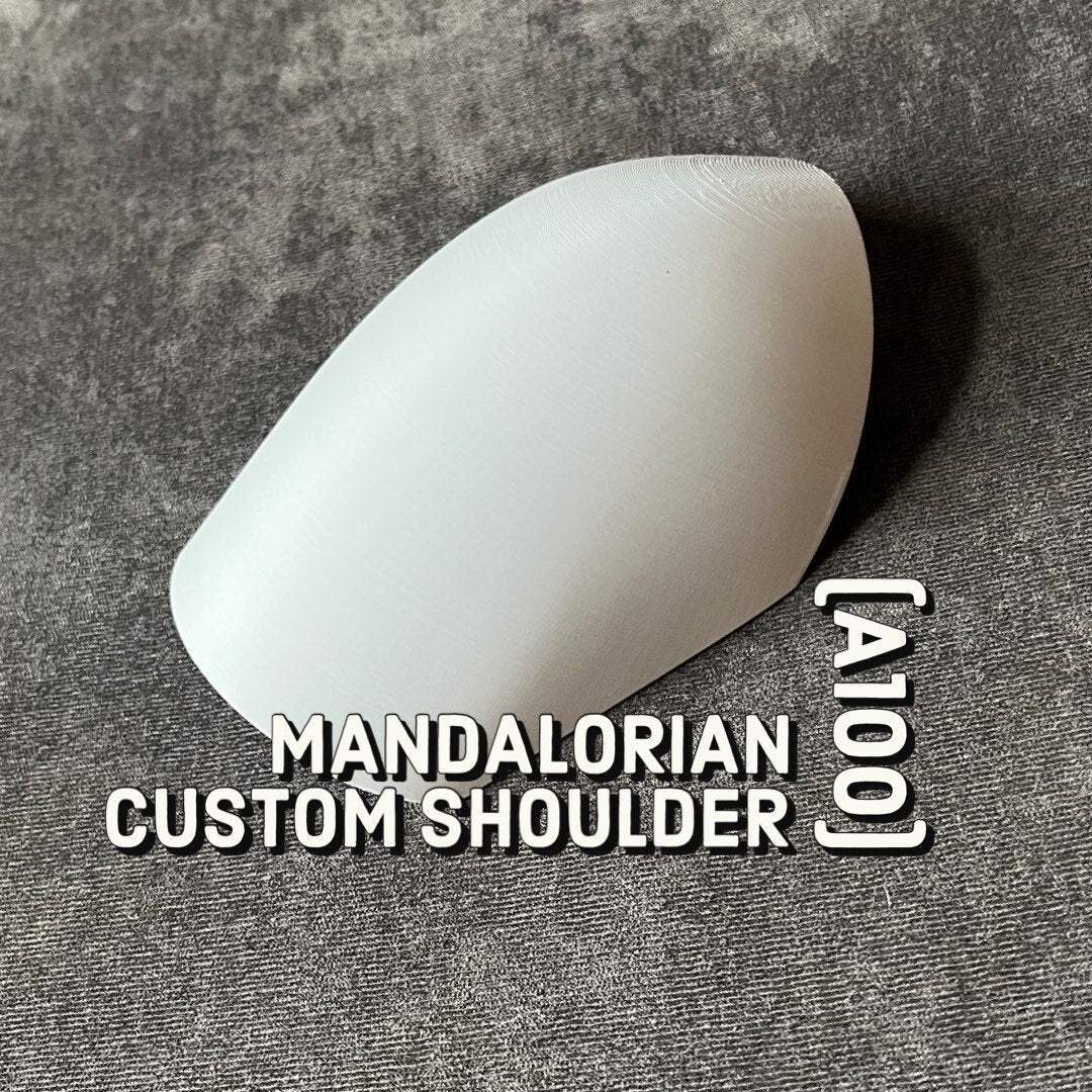 Mandalorian Custom Shoulder, Single Shoulder, A 100, Shoulder armor, Season 3, Armor Piece, Mandalorian Mythosaur Shoulder