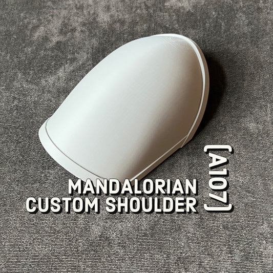 Mandalorian Custom Shoulder, Single Shoulder, A 107, Shoulder armor, Season 3, Armor Piece, Mandalorian Mythosaur Shoulder