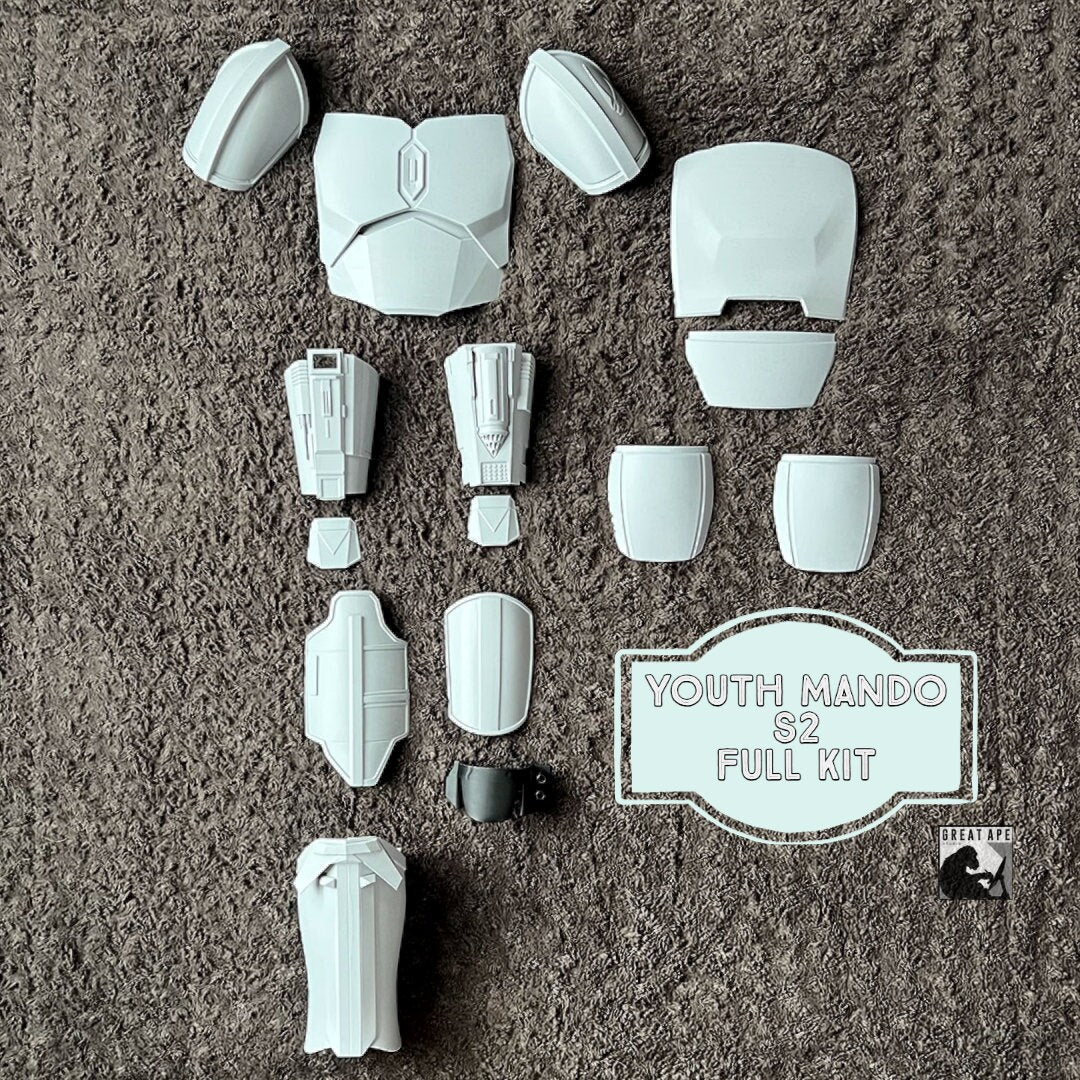 YOUTH Sized Din Djarin/ Mandalorian/ Season 2 Full Armor Kit
