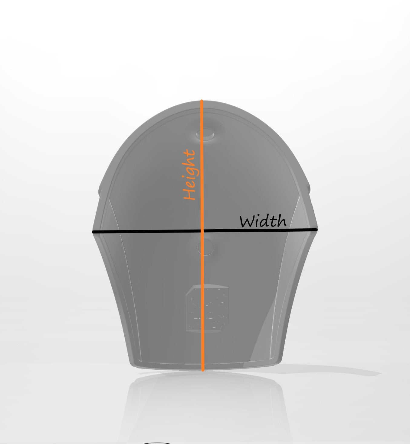 Sabine Shoulder armor, Ahsoka Season 1, Armor Piece, Single Shoulder, Option A, Plain