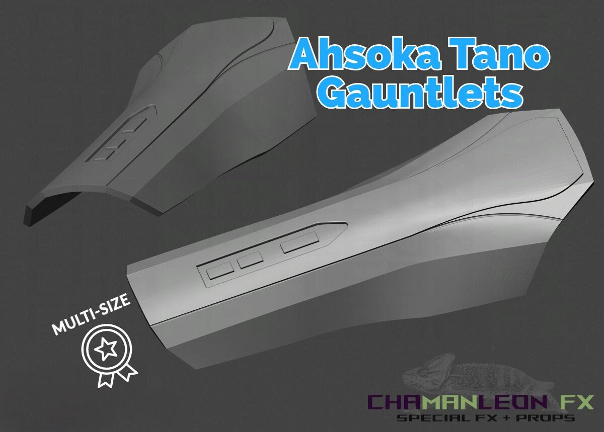 Ahsoka Tano Forearm armor, Gauntlets, Season 1, Armor Piece, Pair gauntlets, Bracers