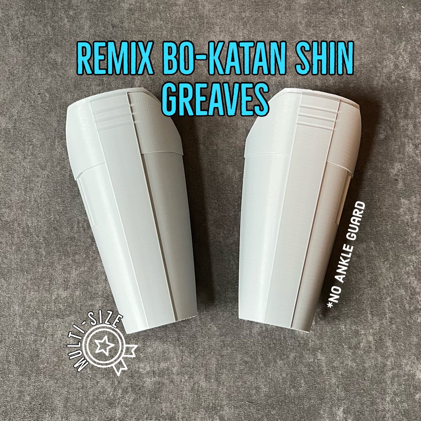 Remix Bo-Katan Armor, Shin Guard, Shin Greaves, Costume, Custom Size, No Ankle Guard