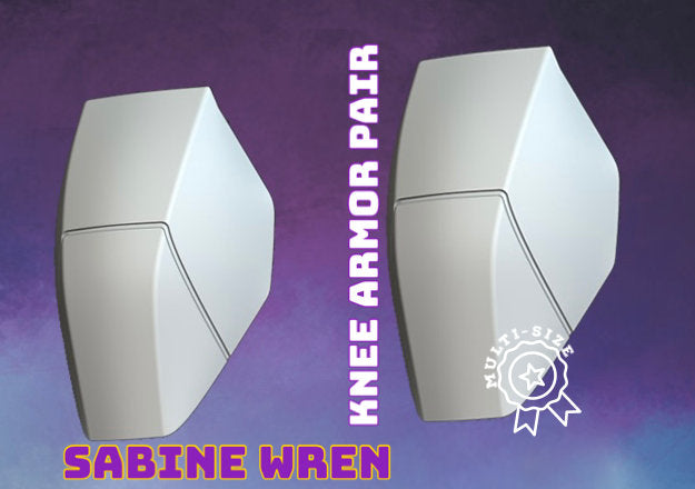 Sabine Wren Knee Guards Pair, Knee Plates, Knee Armor, Armor Pieces, Made in USA