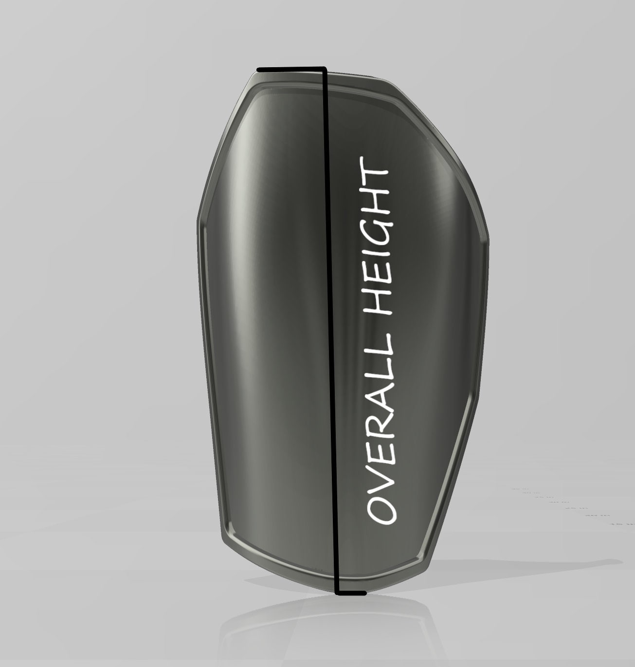 Mandalorian Custom Thigh/ A 106 R Make A Mando Right Thigh / Post Imperial Thigh Plate/ Can Custom Size/ Made and Ships from USA