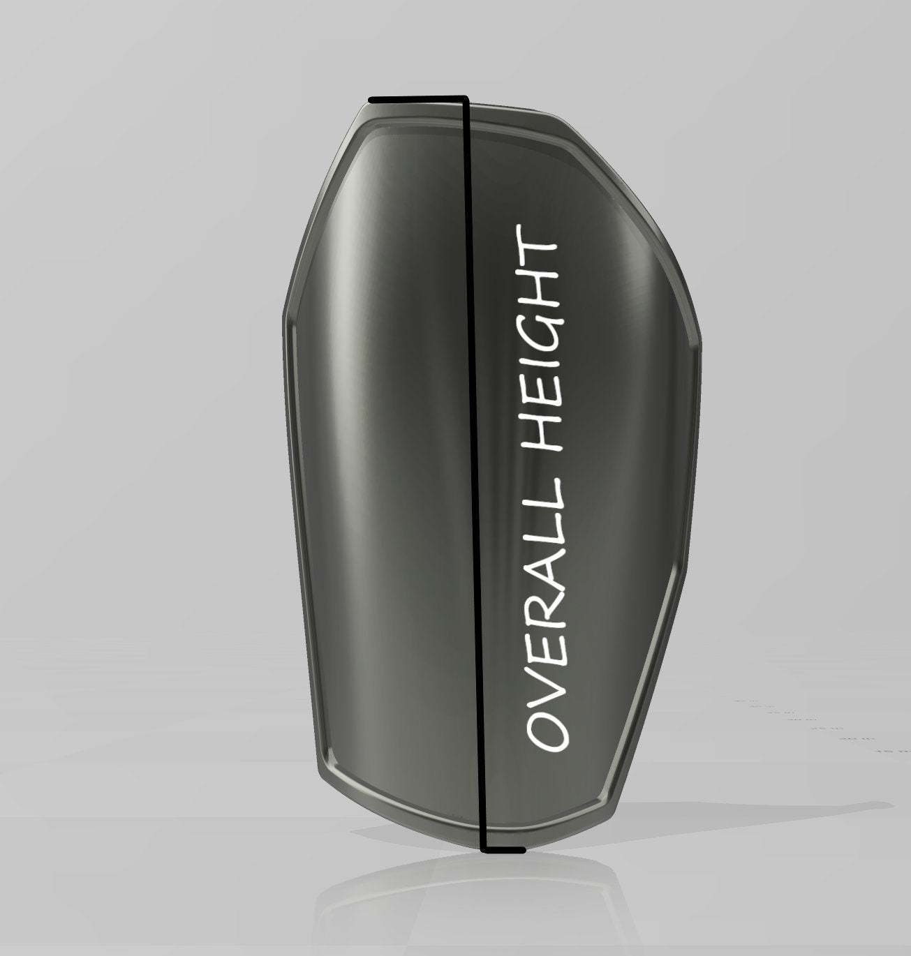 Mandalorian Custom Thigh/ A 103 R Make A Mando Right Thigh / Post Imperial Thigh Plate/ Can Custom Size/ Made and Ships from USA