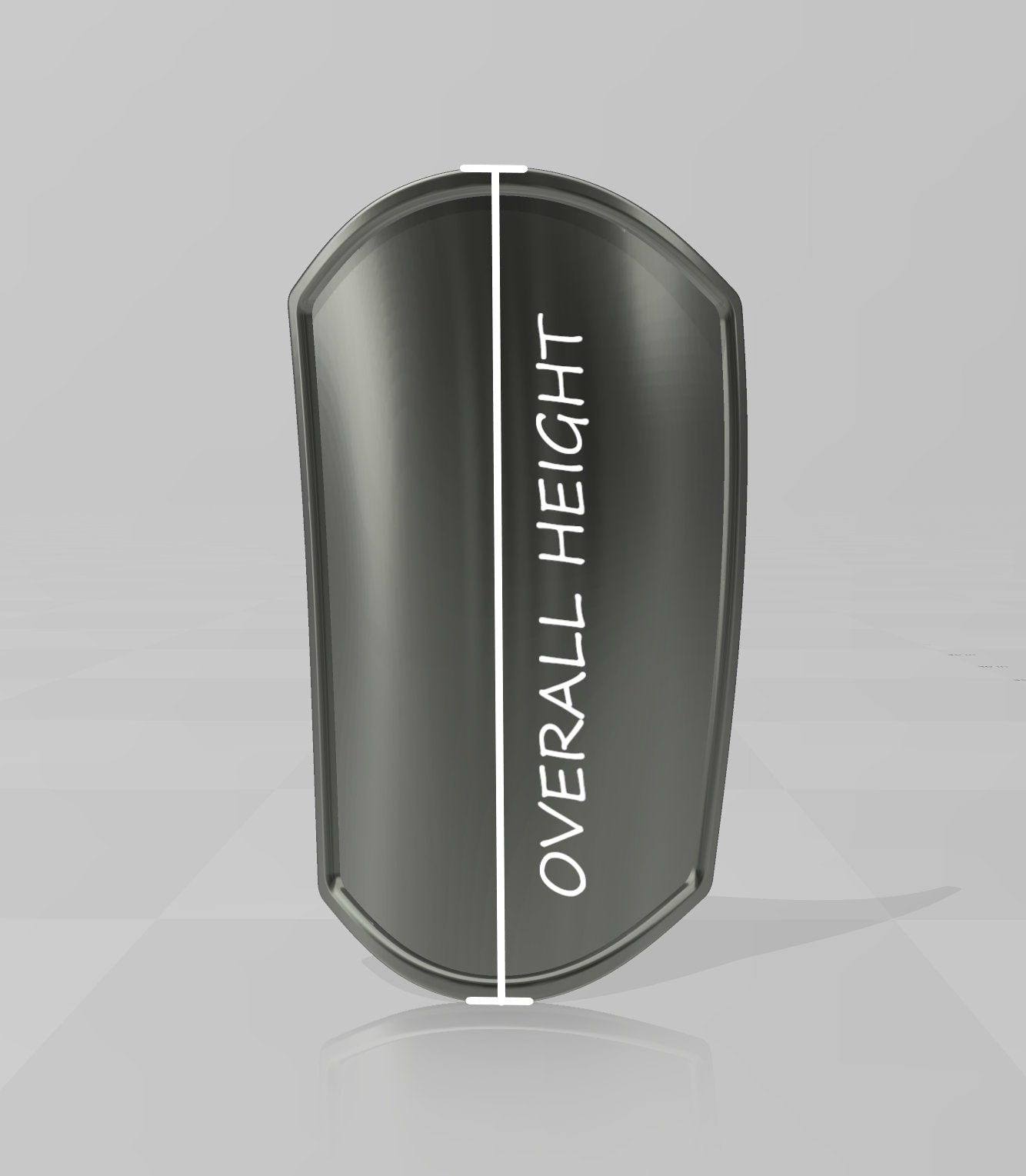 Mandalorian Custom Thigh/ A 109 L Make A Mando Left Thigh / Post Imperial Thigh Plate/ Can Custom Size/ Made and Ships from USA