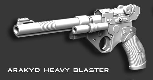 Jedi Survivor Arakyd Heavy Blaster - Full Scale Replica Prop