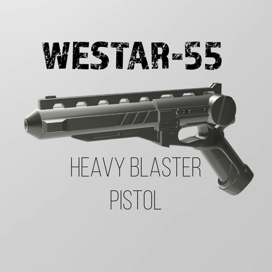 Westar-55 Heavy Blaster Pistol- Full Scale Replica Prop